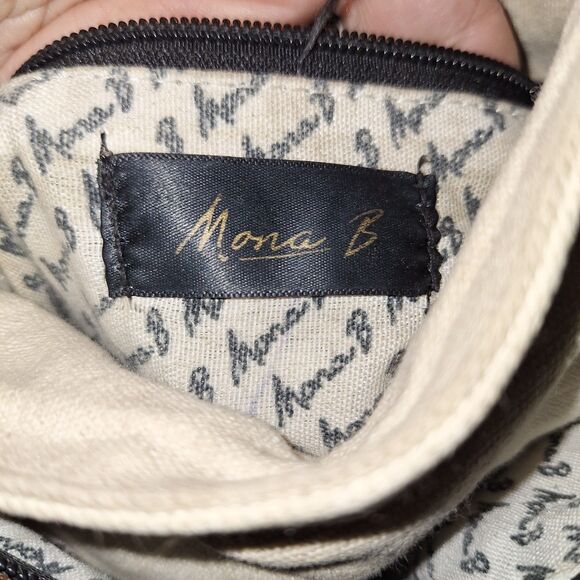 A Mona B Denim Crossbody Purse Shoulder Bag Boho Cottage Core Organizer - Picture 11 of 11